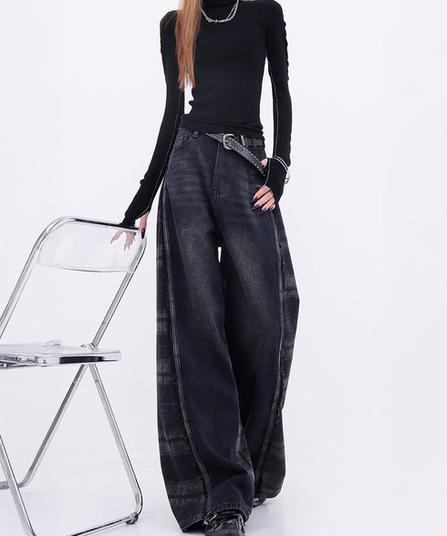 Plaid Switch Jeans